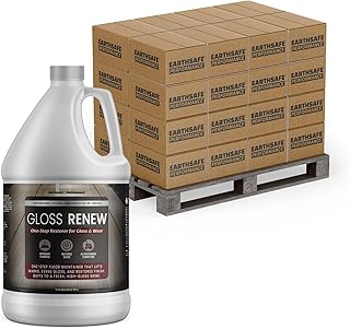 Performance Gloss Renew Floor Cleaner – 48-Case Pallet, 192 One Gallon Bottles, One-Step Restorer, Removes Scuffs & Scratches, High-Gloss Finish, Burnish Ready, For Vinyl, Wood, Stone