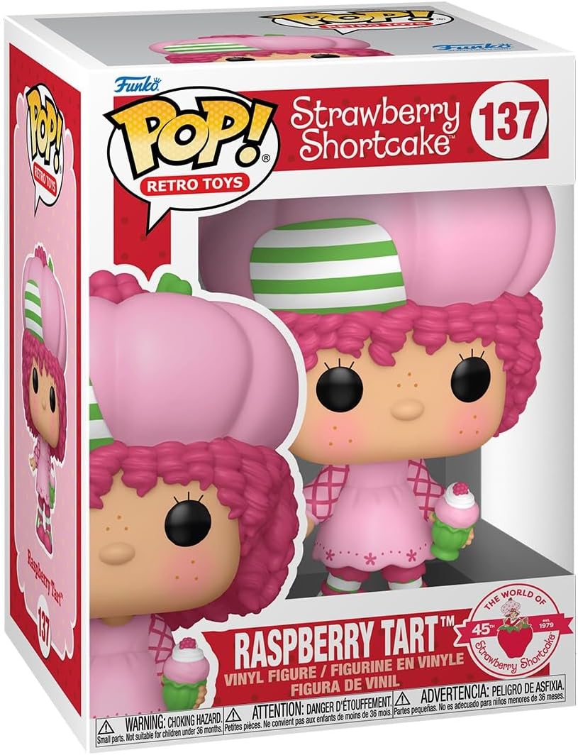 Funko Pop! Retro Toys: Strwb SC - Raspberry Torte Tart - Strawberry Shortcake - Collectable Vinyl Figure - Gift Idea - Official Merchandise - Toys for Kids & Adults - TV Fans