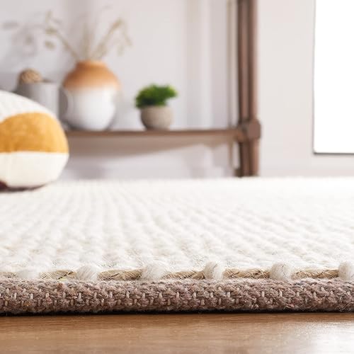 Miniatura 8 de Safavieh Lasa Collection LAS106A - Alfombra de pasillo de 2 pies 3 pulgadas x 8 pies color beige no desprende pelusa con flecos para entrada