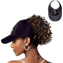 Red by Kiss Satin-Lined Backless Baseball Cap, Comfortable Fit Adjustable Hat for Ponytail Designs Fashion Be Bold Be You