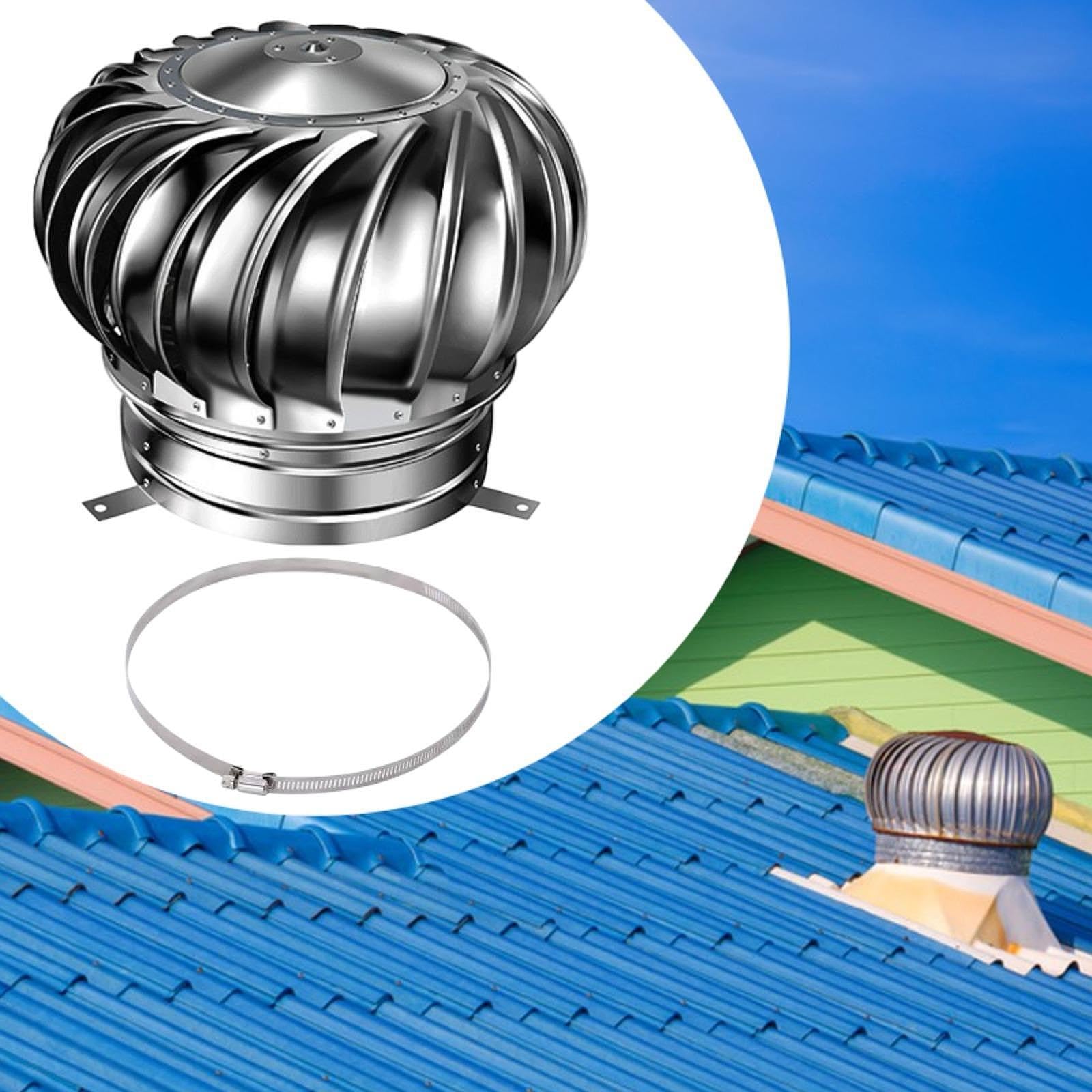 Attic Air Vent Air Outlet Factory Weatherproof Roof Ventilator Wind Turbines Style A-image-11