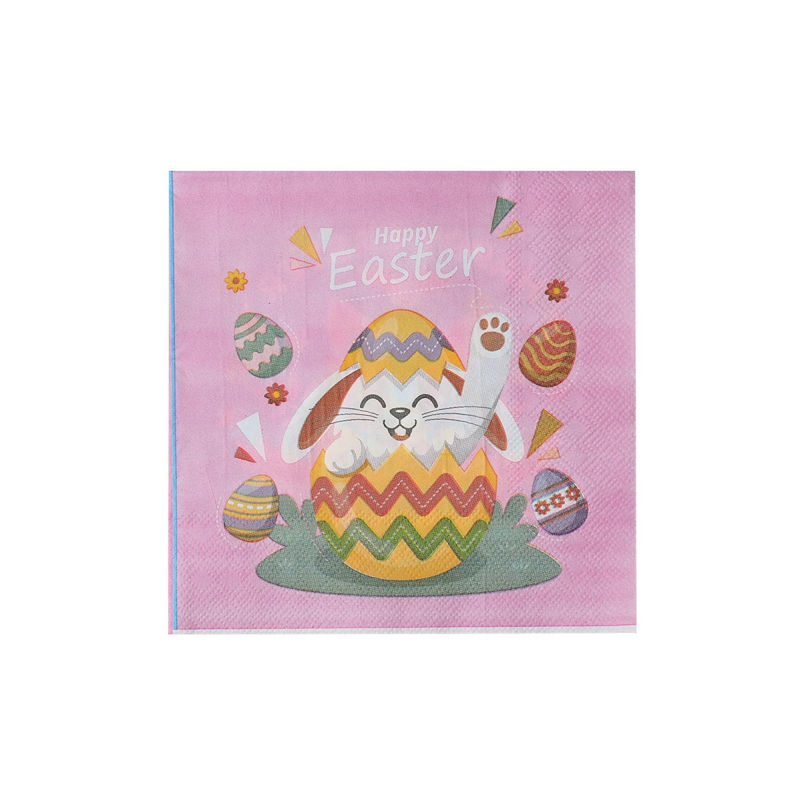 Serviette Papier Anniversaire Lapin Rose Serviette De Table Mariage Serviettes Papier Jetables Cocktail Jetables De Table Mariage Décoration Pour Partys Célébrations 30 Paquet(33x33cm)