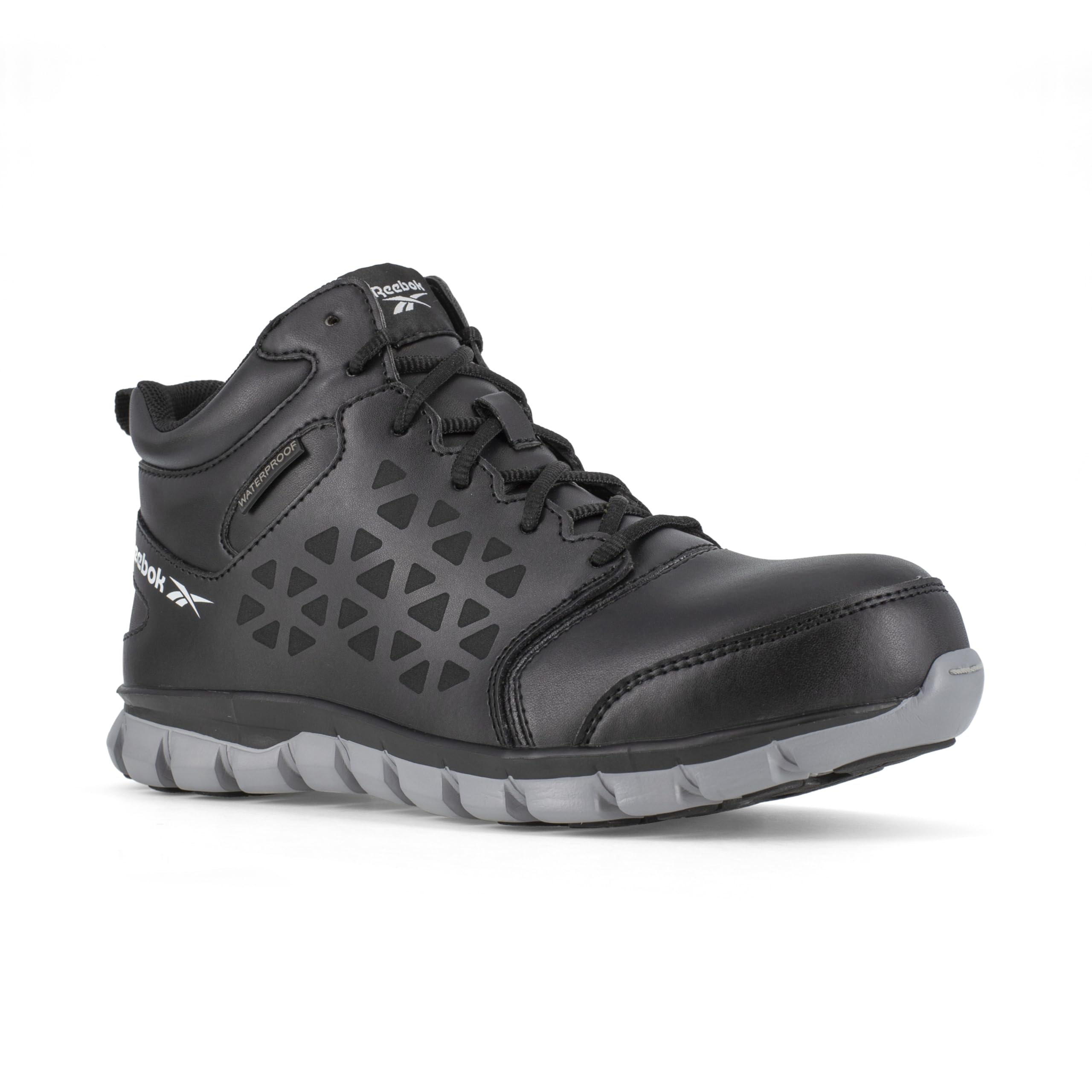 Work Mens Sublite Cushion Work Mid Comp Toe EH Oxford Black