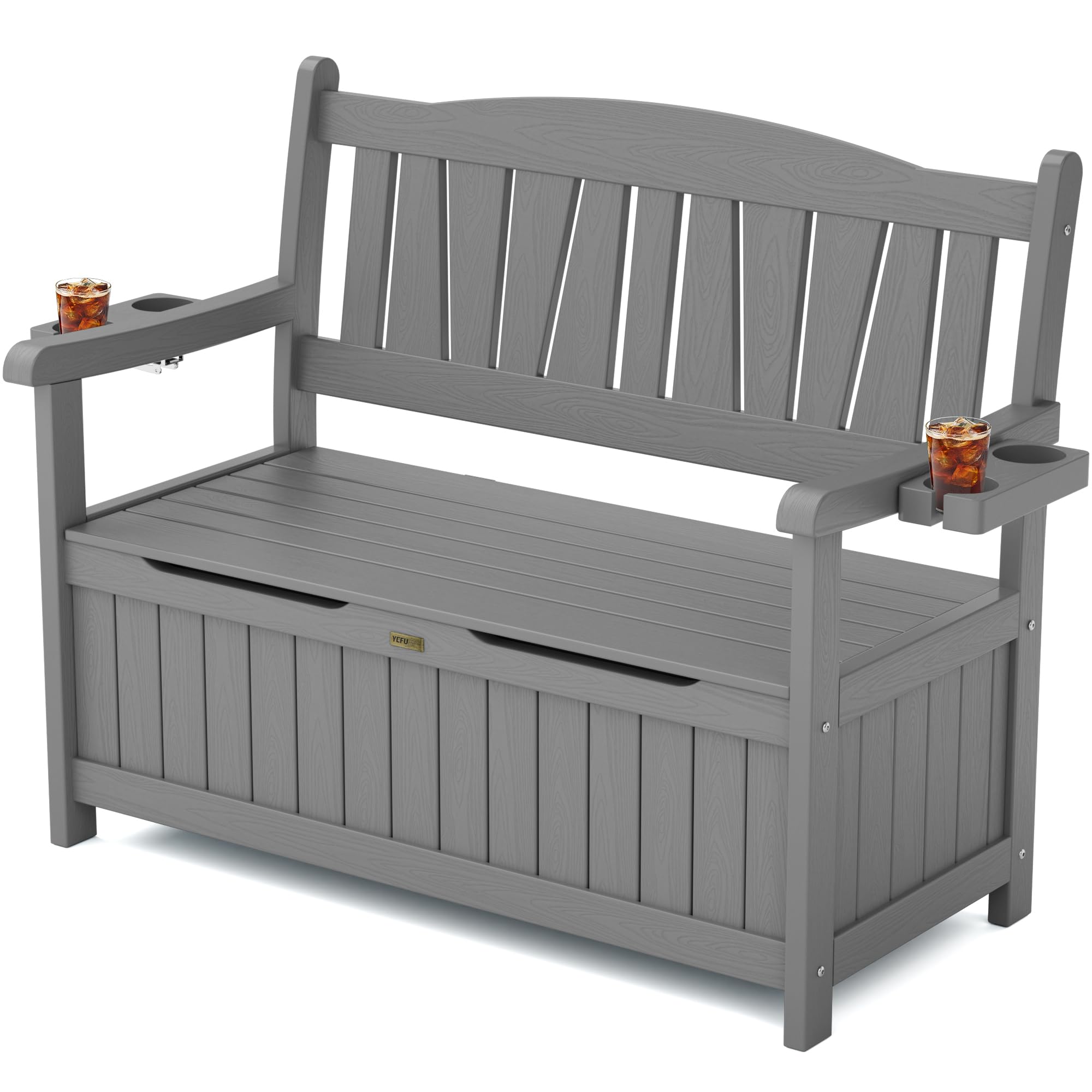 YEFU Outdoor Storage Bench for Patio