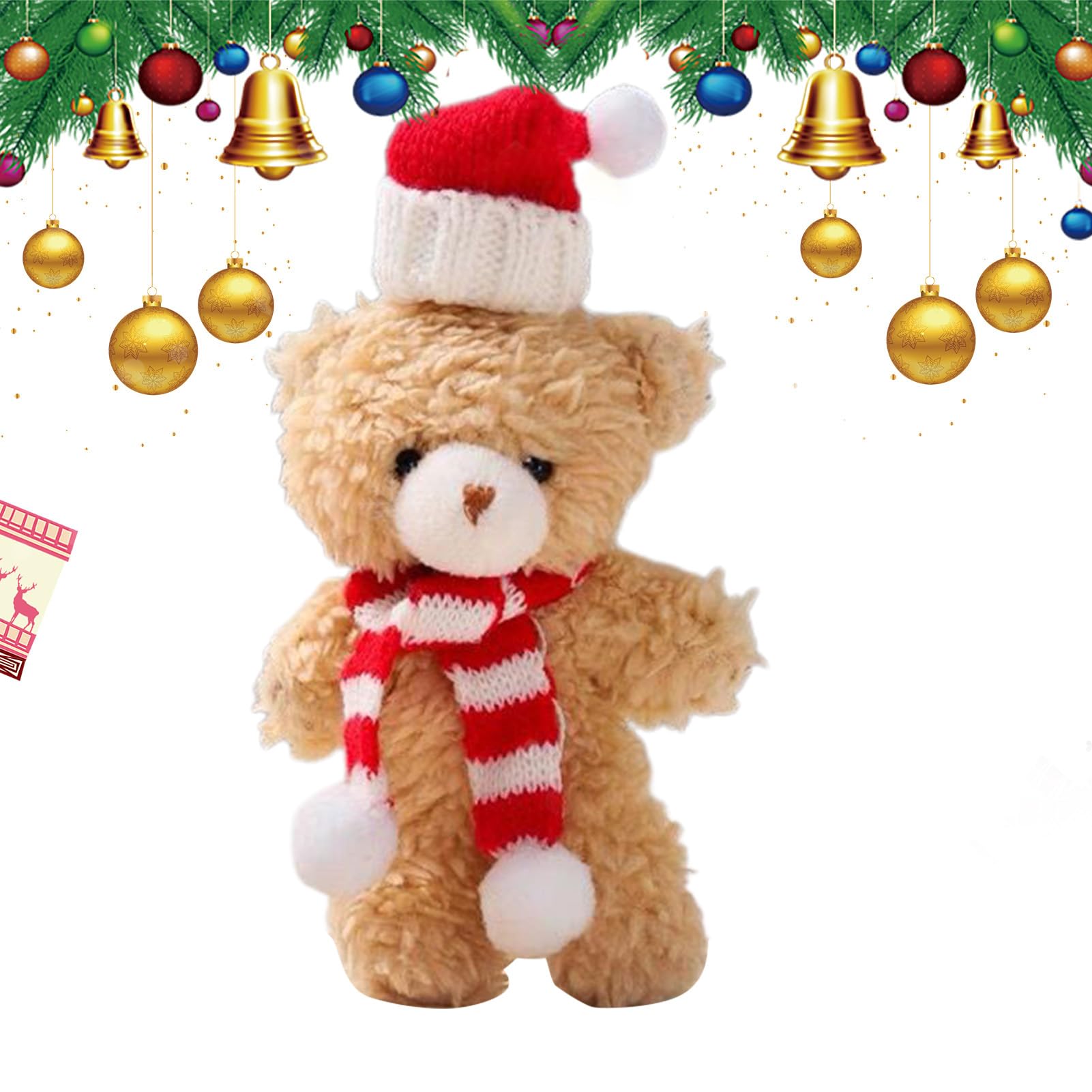 Oso De Peluche Navideño De Dibujos Animados