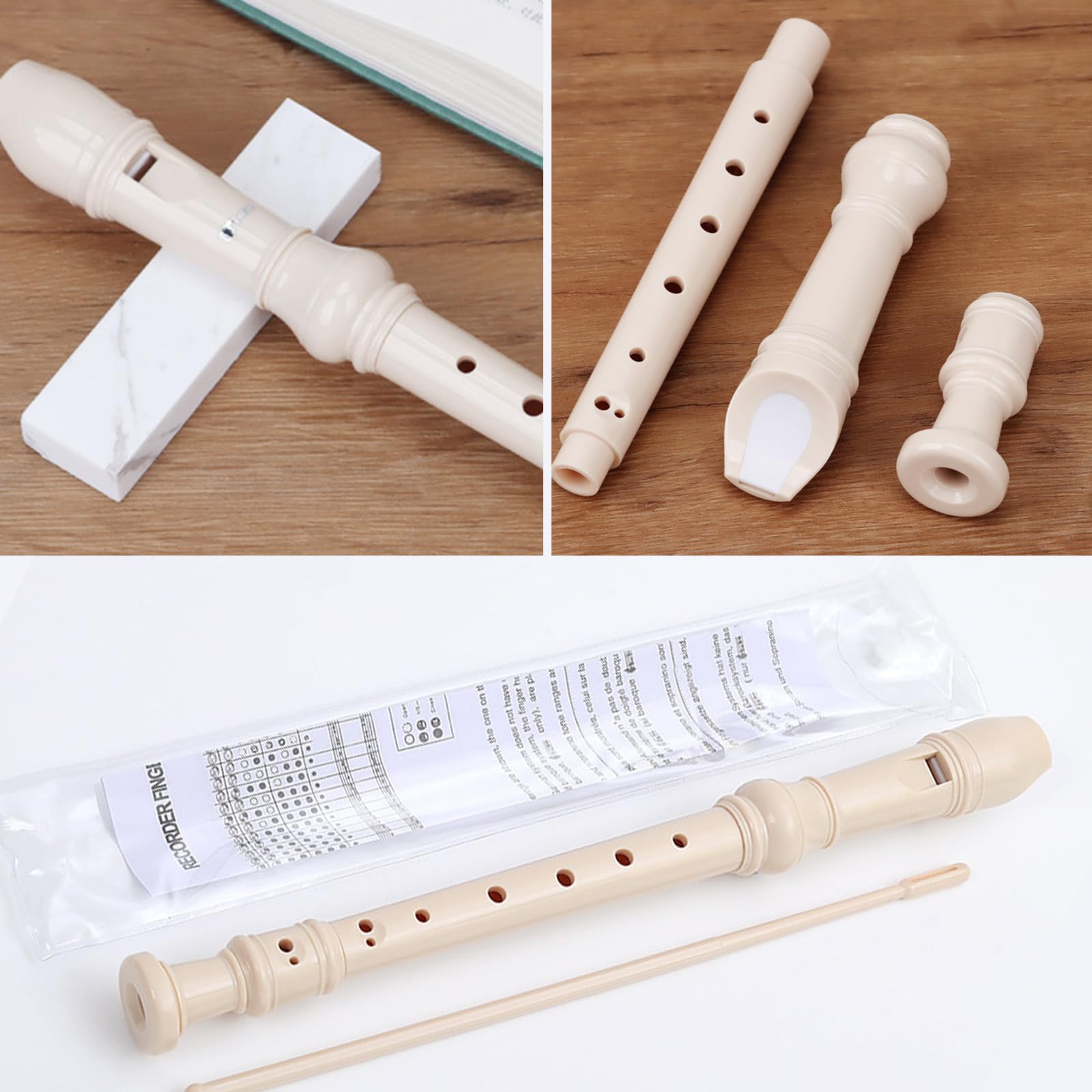 Soprano Recorder for Kids Beginner German Fingering System - Image 4