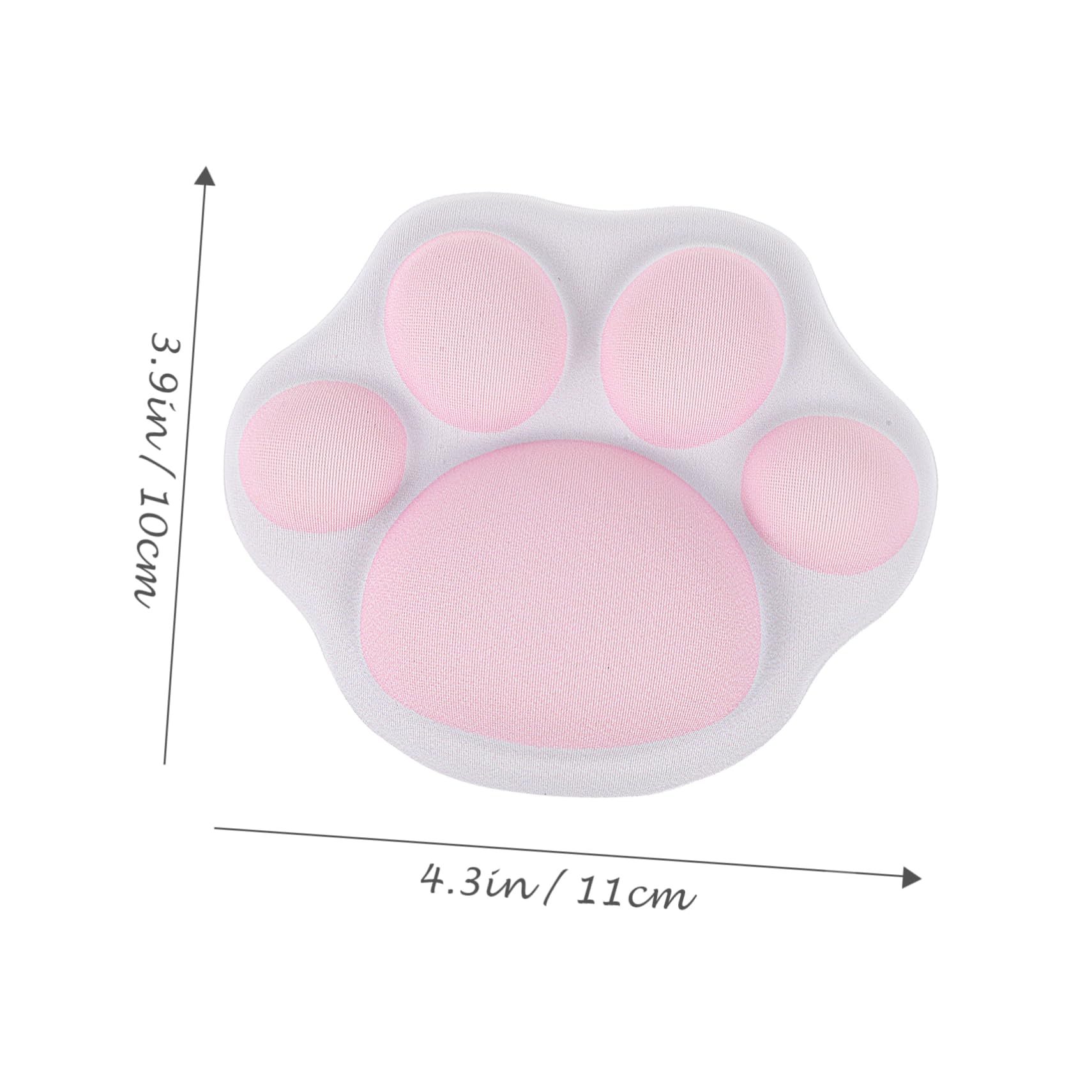 ARTIBETTER 4 Pezzi Cuscino Poggiapolsi per Mouse Silicone Morbido Design Carino Scivolo e Confortevole per Ufficio e Casa per Amanti Animali