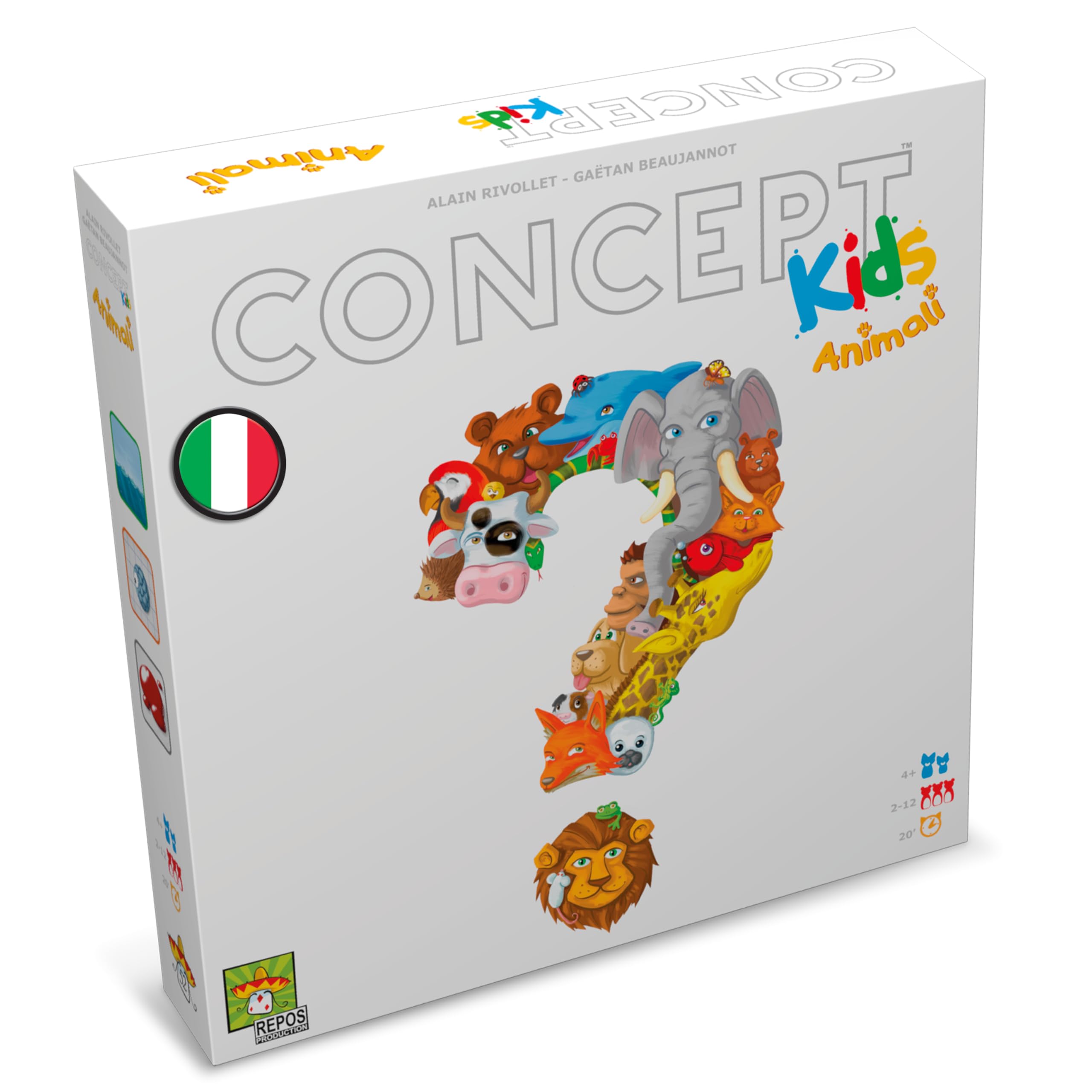 Asmodee - Concept Kids animals board game for the whole family, 8642, Italian version