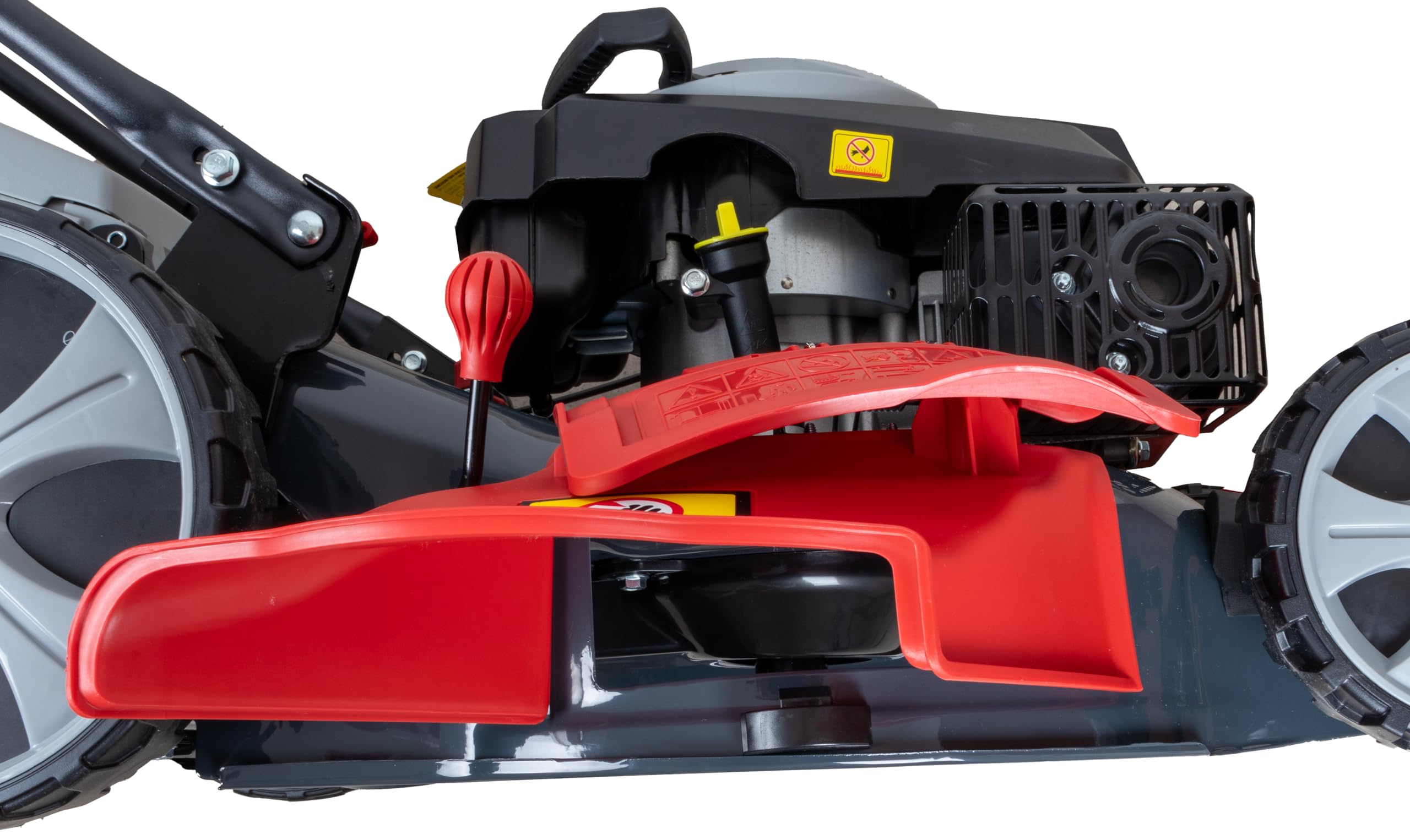 Ama Rasaerba a Trazione NRT 465 con Motore a Scoppio 146 cc – Funzioni 4 in 1, Ampiezza Taglio 46 cm, Ideale per Giardini fino a 1200 m²