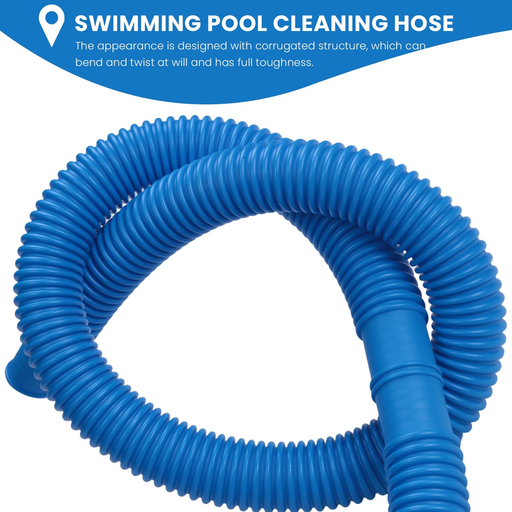 Jkjhbhged 6. Swimming Pool Vacuum Cleaner Hose Suction Swimming Replacement Pipe Pool Cleaner Tool Swimming Pool Cleaning Hose