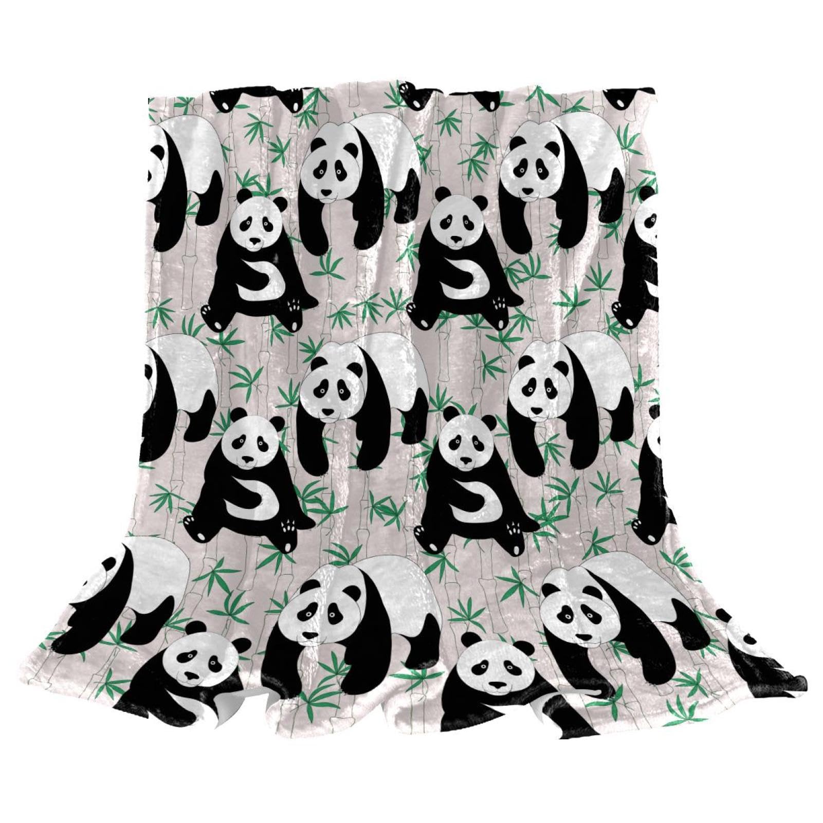 Couverture polaire panda 150x130, une idée cadeau idéale pour les petits et grands
