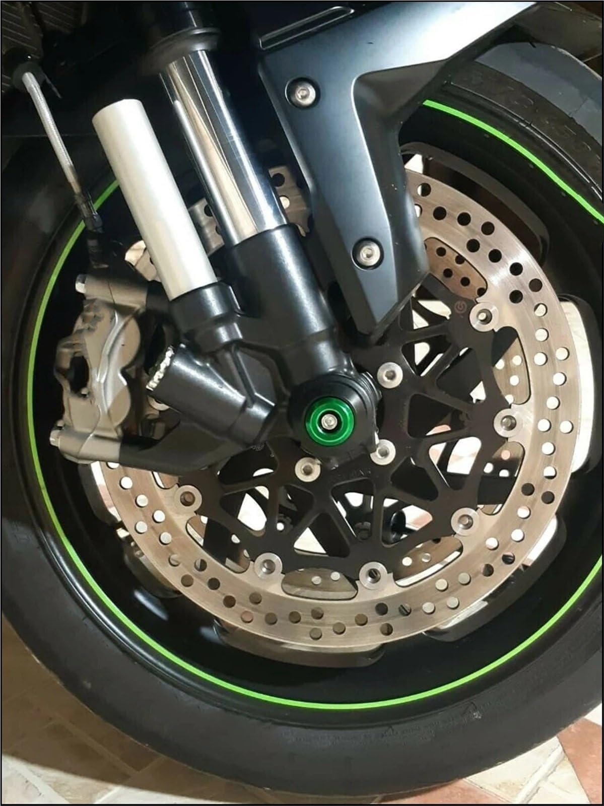 Pasuje Do SUZUKI GSXR GSX-R 600 750 2011-2014 Przednie Tylne Koło Suwak Widelca Oś Crash Protector Osłona Wahacza wspornik szpula wahacza(Blue)