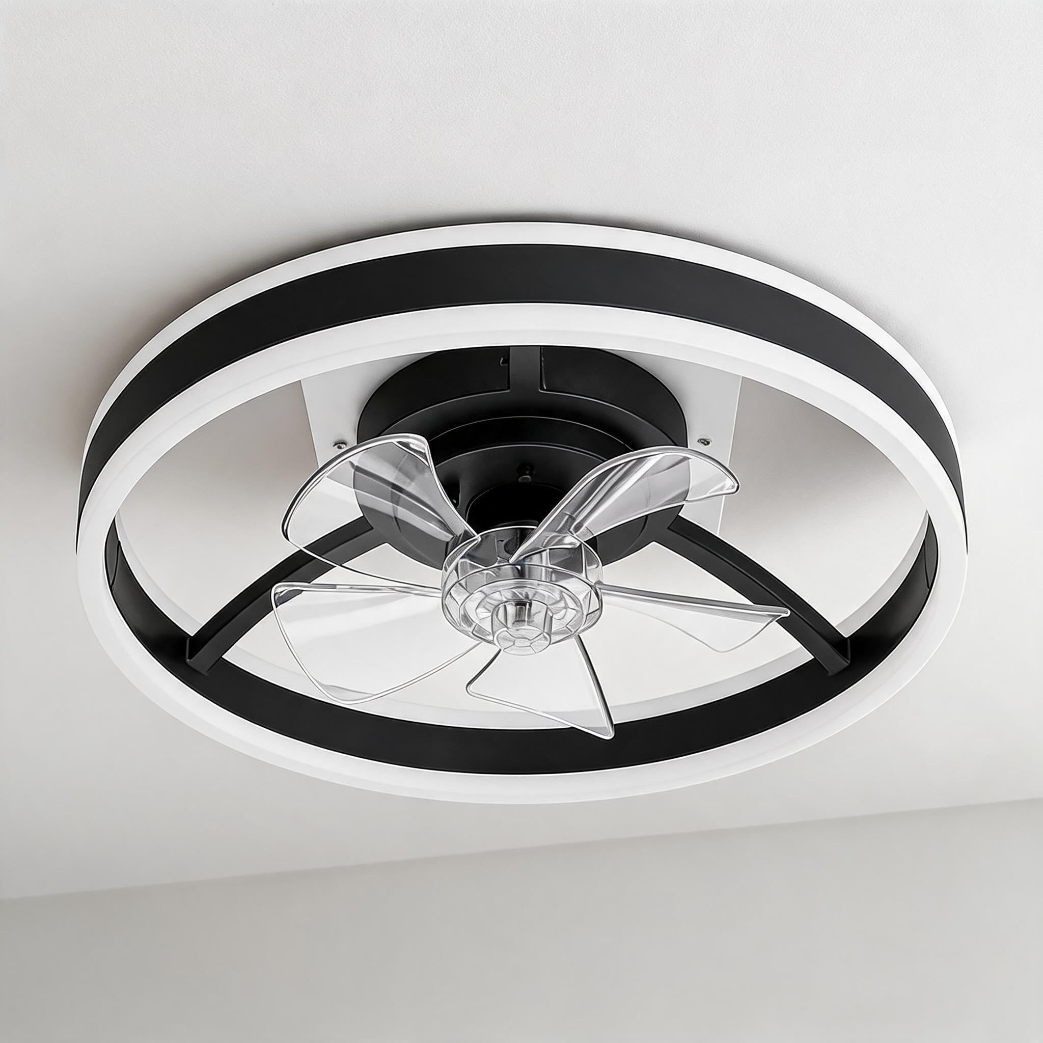 ZoomBuggy 20 Inch Ceiling Fan with Lights and Remote, 36W LED Dimmable