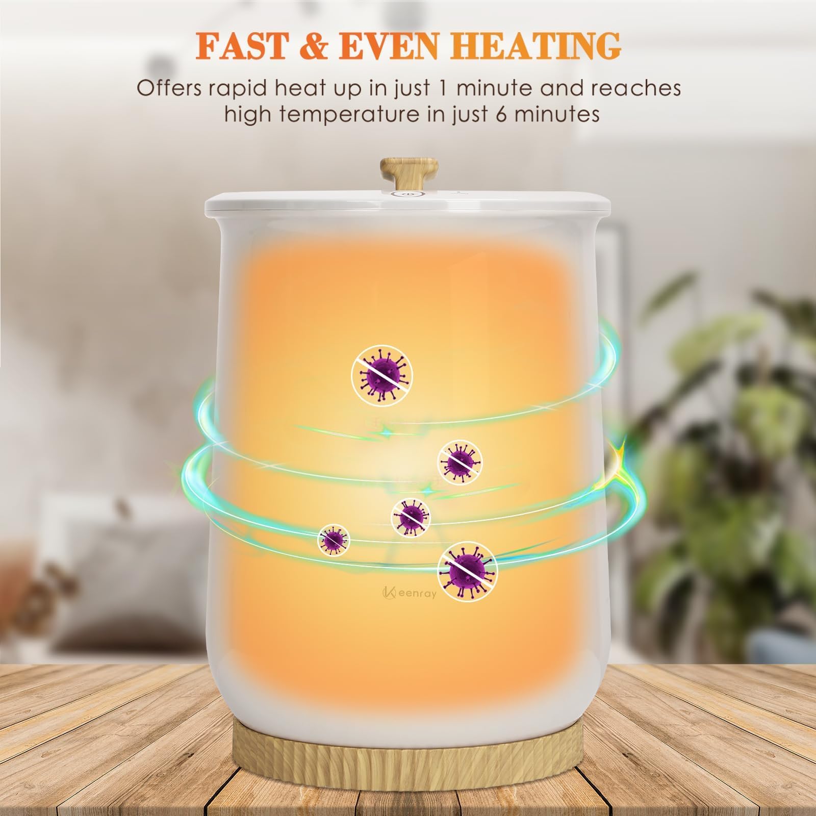 Amazon.co.jp: Keenray (キーンレイ) バケツ型タオルウォーマー、高級