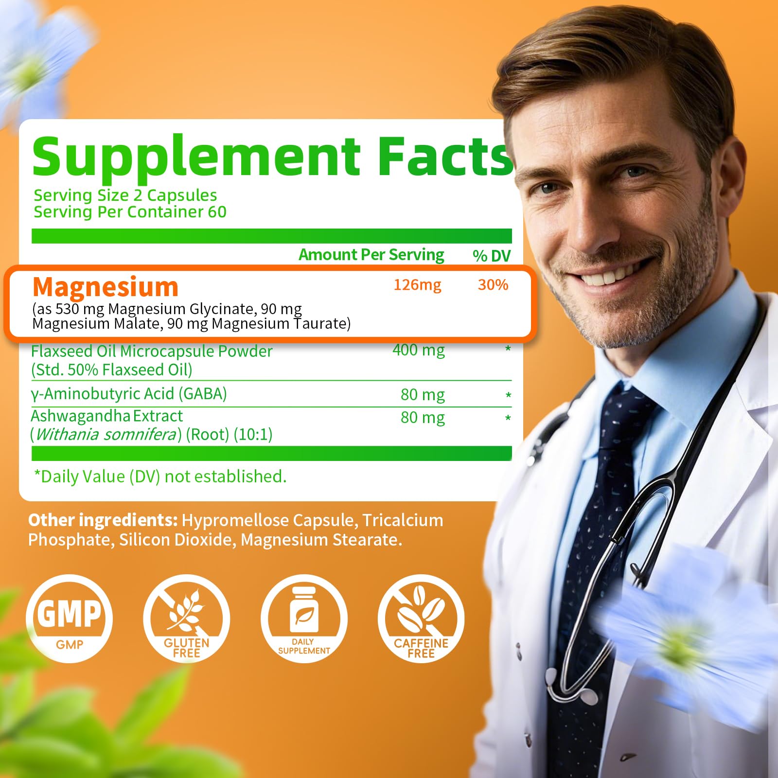 Triple Magnesium Complex 710mg for Sleep & Clam Support, 240 Count — Amazon image 7