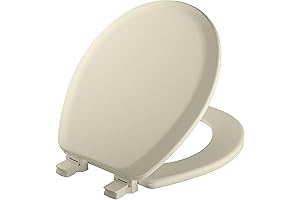 Mayfair Cameron Biscuit Round Non Slip Toilet Seat