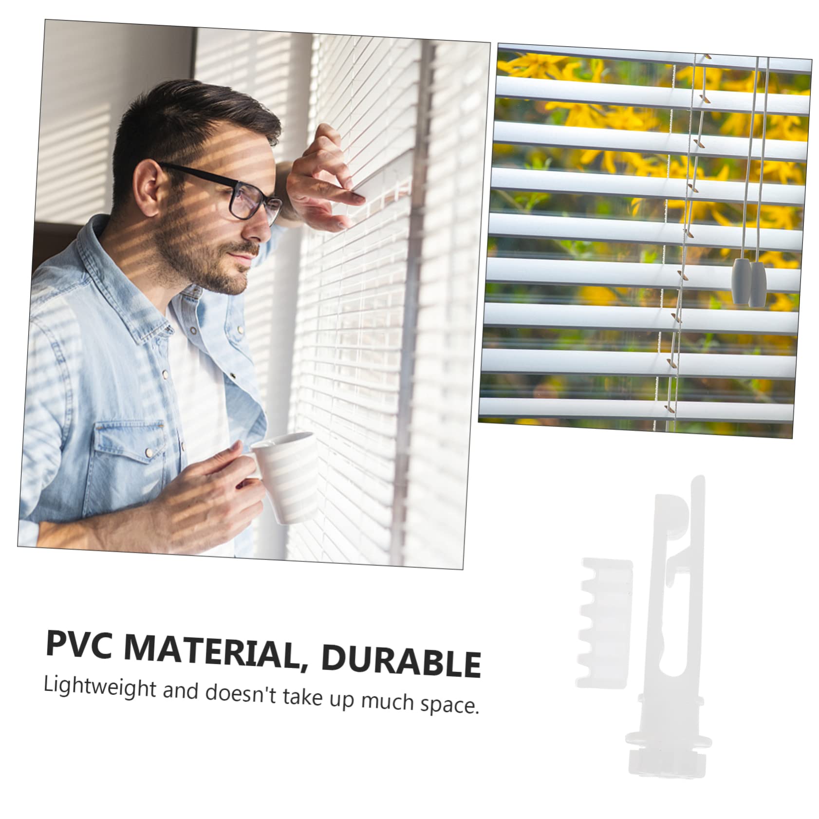 STOBAZA 12pcs Vertical Blind Repair Carrier Pulleys Accessories for Easy Installation Compatible Standard Vertical Curtains Smooth for Sliding Doors and