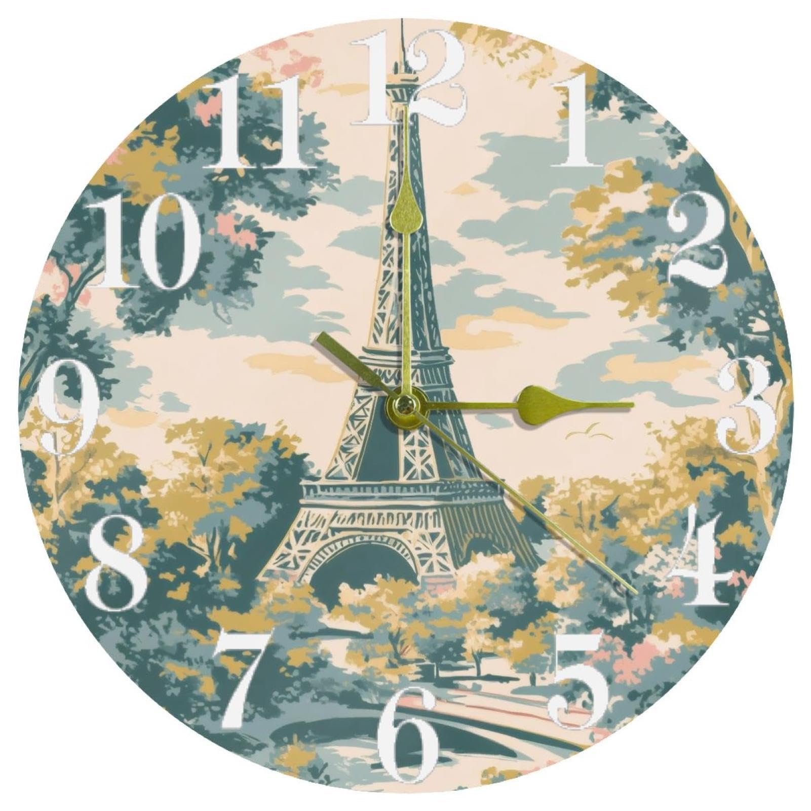 Horloge murale silencieuse pour travailler sans tic-tac stressant