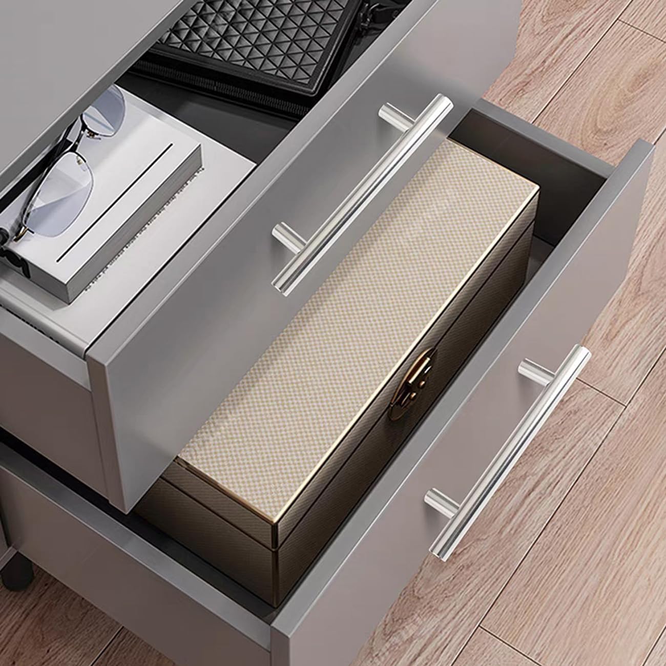 Brushed Nickel Stainless Steel Cabinet Bar Pulls with Mounting Hardware