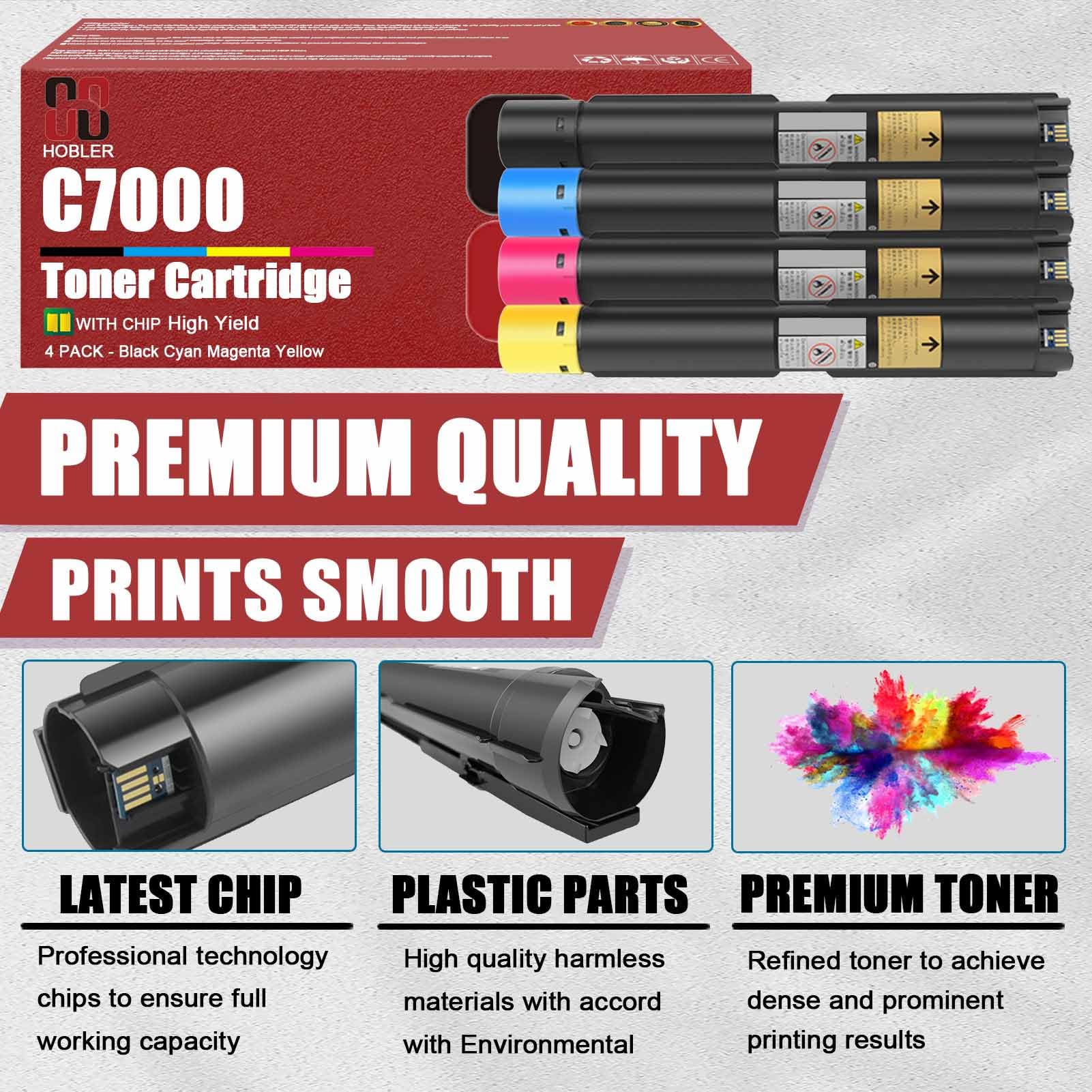 Toner Cartridge Compatible For Xerox VersaLink C7000 C7000DN C7000N Printers |C7000