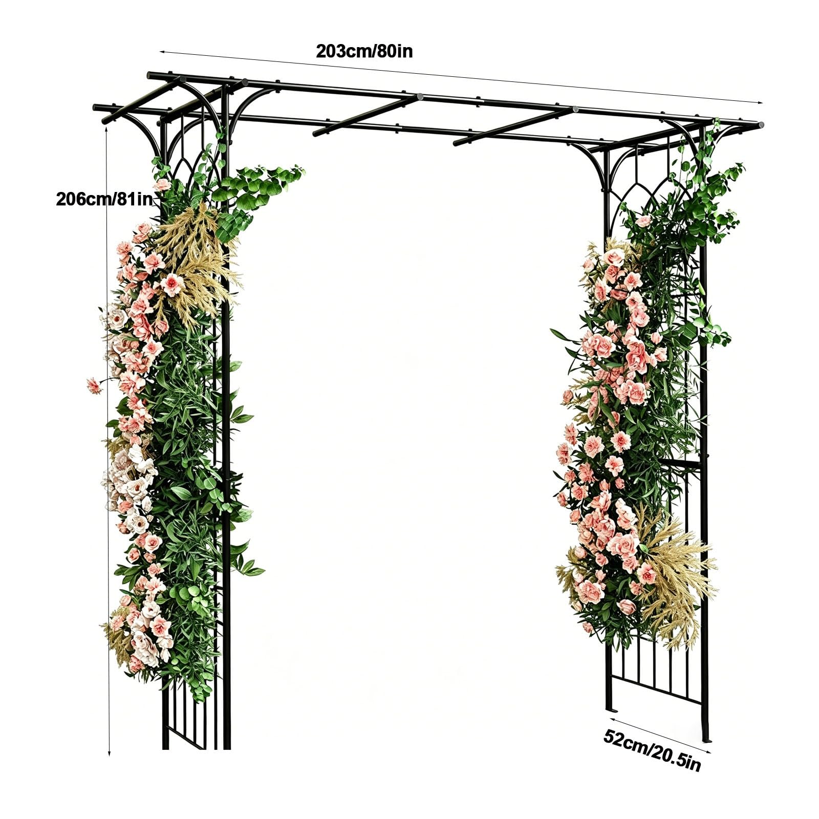 Solidna Pergola Ogrodowa/Kratka Dla Pnączy – Idealna Do Ogrodu, Na Przyjęcia I Wesela
