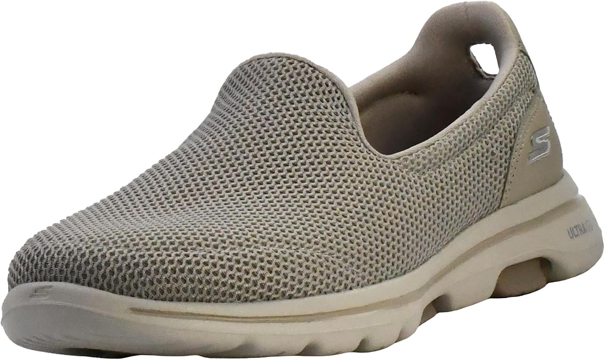 Zapatos para caminar Skechers Go Walk 5 para mujer | Plantilla Goga Mat refrigerada por aire, amortiguación Ultra Go, tecnología Comfort Pillar, lavable a máquina