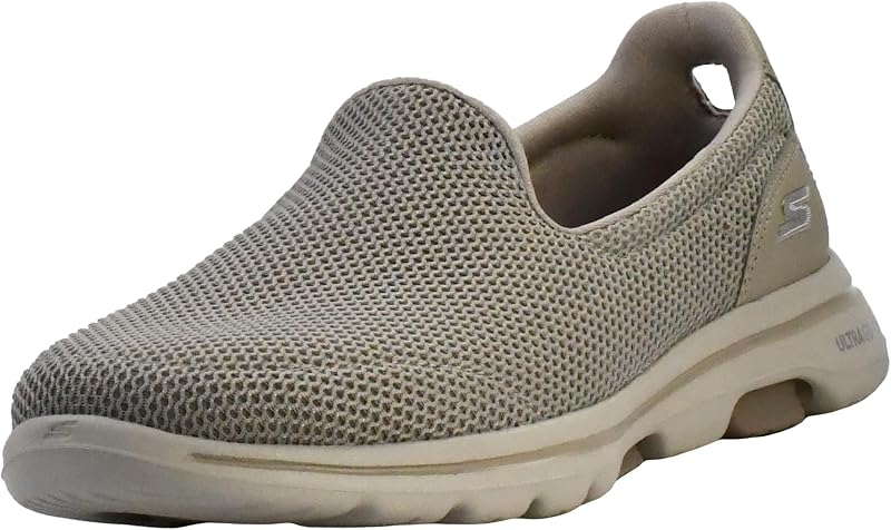 Zapatos para caminar Skechers Go Walk 5 para mujer | Plantilla Goga Mat refrigerada por aire, amortiguación Ultra Go, tecnología Comfort Pillar, lavable a máquina
