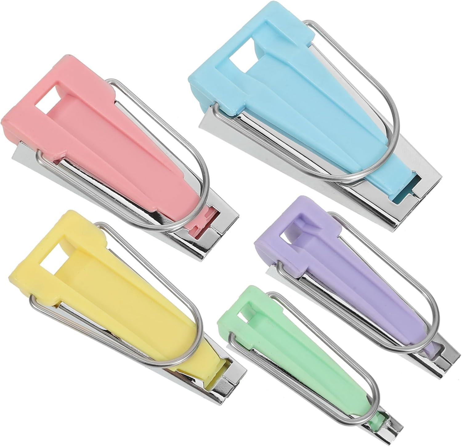 Angoily 25pcs Bias Tape Maker Tool Sewing Binding Quilting Multi-Function Tool Kit for Crafts and Dressmaking Lightweight Easy to Use