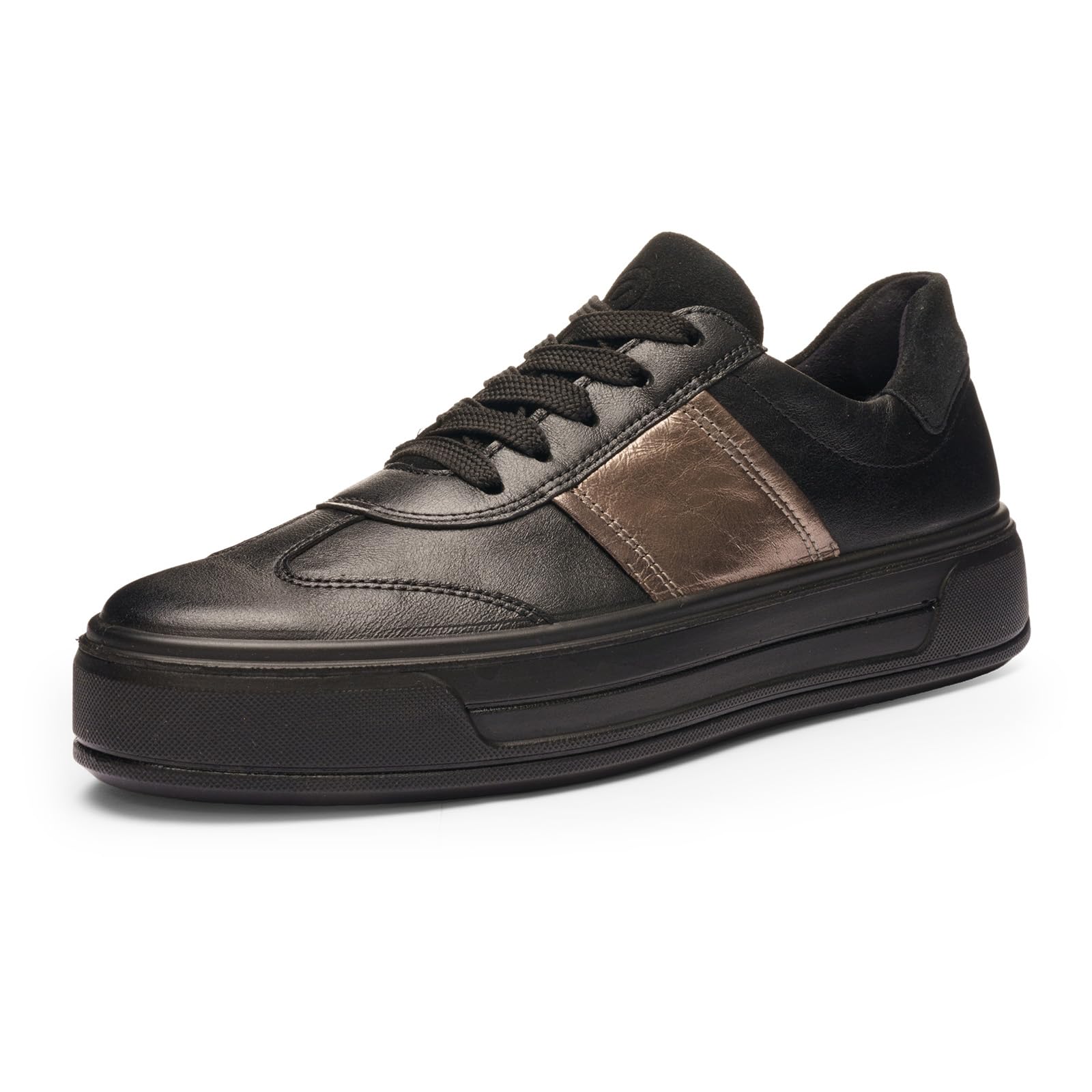 ARA Women's Canberra 3.0 Sneaker, Black Cashmere, 5.5 UK
