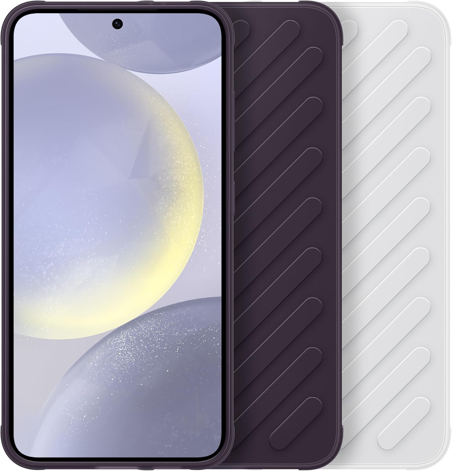 Samsung Galaxy S24 Shield Phone Case, Protective Cover with Rugged, Durable Design, Bump and Scratch Protection, US Version, GP-FPS921SACJW, Light Gray
