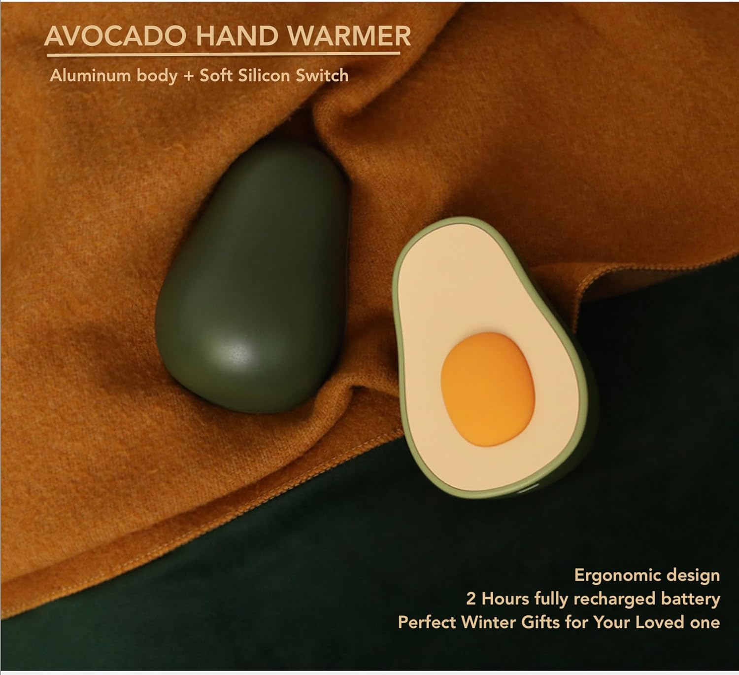 Product Image 1 - Hand warmer showing size and texture