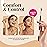 KESHIMA Angled Eyeliner Brush Duo - Extra Fine Precision Eye Liner Brush & Spoolie - Dual-Ended Tool for Liner Application, Eyebrow Grooming, Shaping & Blending Powders, Gels & Liquids