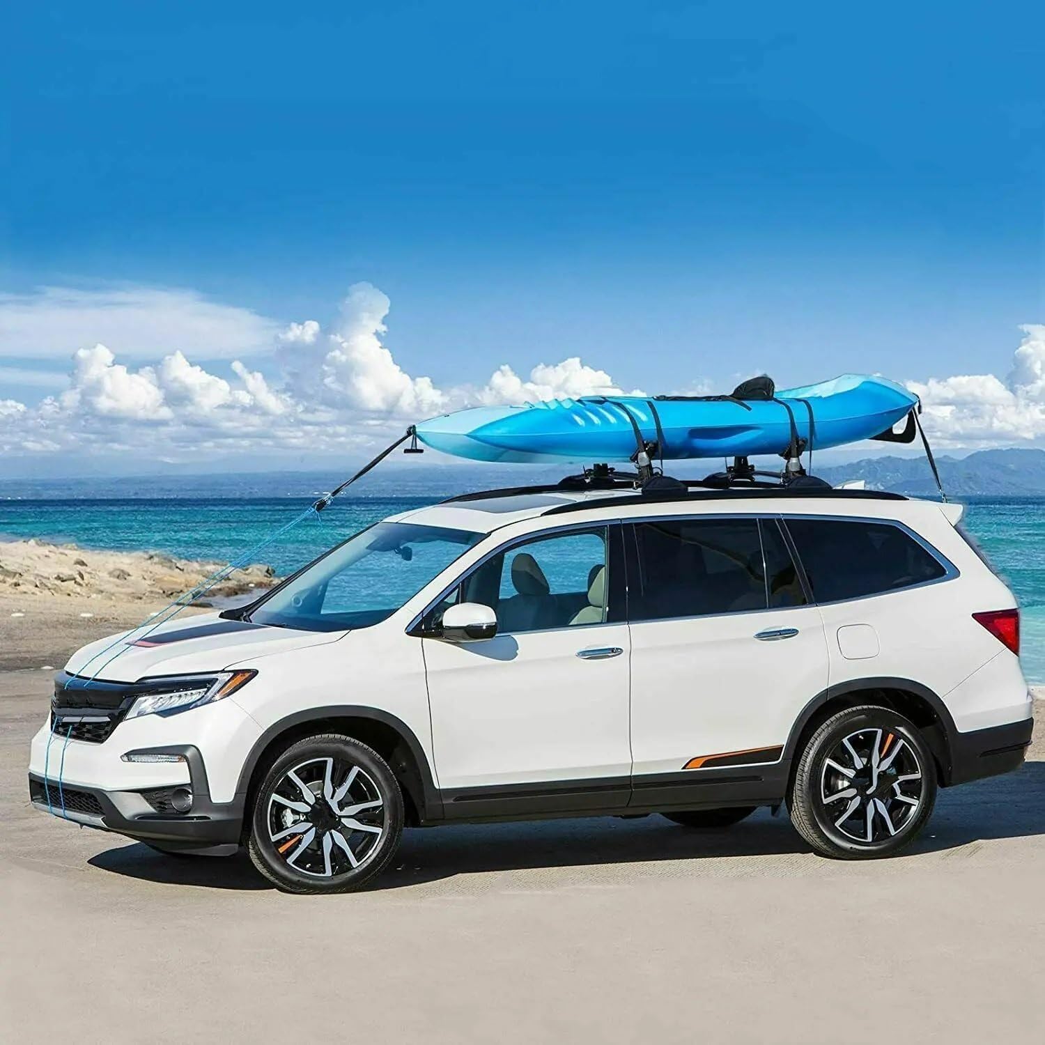【直営店買付】 車 ルーフラック パイロット 2016-2021 ルーフレールラック サイドレールバーホルダー 車の部品