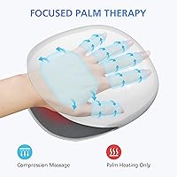 Vista 3 de COMFIER masajeador inalámbrico de manos con calor, 3 niveles de compresión de aire y calefacción, masajeador de manos recargable para aliviar
