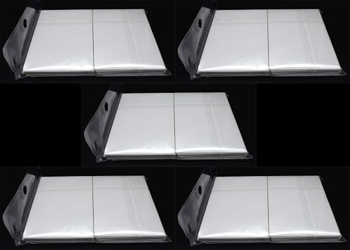 docsmagic.de 5 x 100 Double Mat White Card Sleeves Standard Size 66 x 91 - Blanco - Fundas - PKM MTG