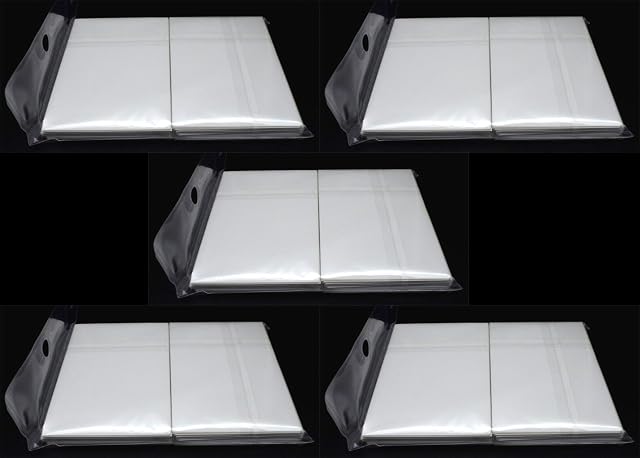 docsmagic.de 5 x 100 Double Mat White Card Sleeves Standard Size 66 x 91 - Blanco - Fundas - PKM MTG