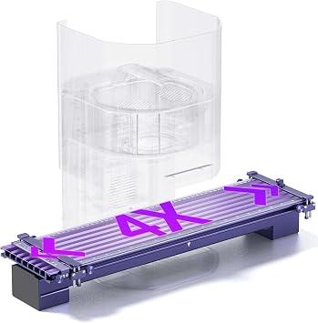 Slide Extension for WeCreat Lumos Laser Engraver, 4X Expanded Working Area 520116mm for Batch Engraving, Compatible with Rotary Kit for Long Cylinder Engraving