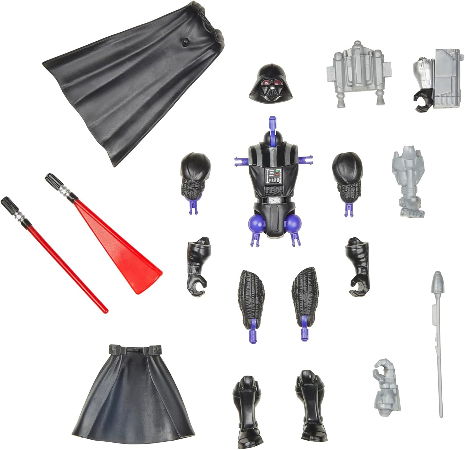 Star Wars MixMashers Darth Vader Customise Mix-and-Match Deluxe Action Figure & Accessories - Image 5