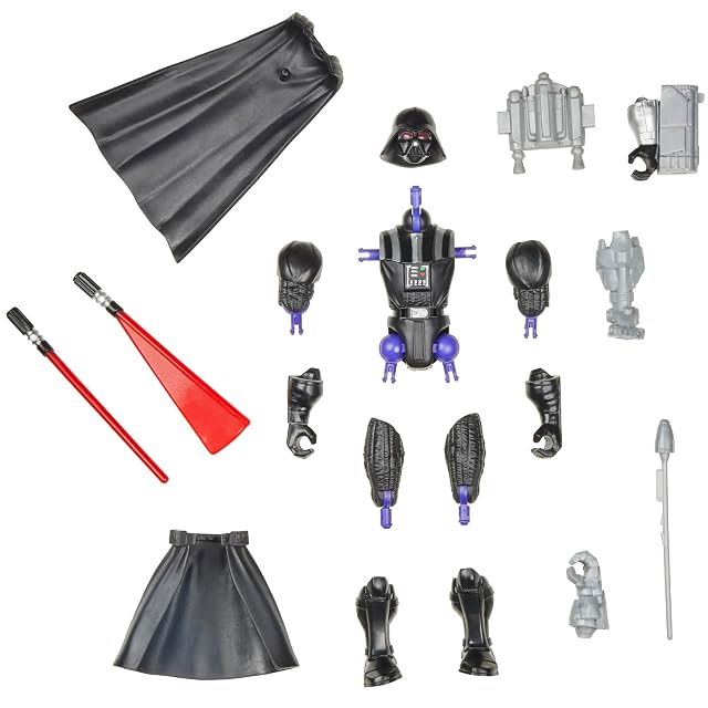 Foto 5 de 8 de MixMashers Star Wars™, Darth Vader, Figura Mix-and-Match Deluxe y Accesorios