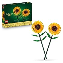 LEGO Botanicals Girasoli – Set di Fiori Finti per Bambine e Bambini 8+ Anni – Bouquet da Esporre Come Decorazione di Casa o della Camera da Letto – Regalo per Ragazza, Ragazzo, Donna o Uomo – 40524