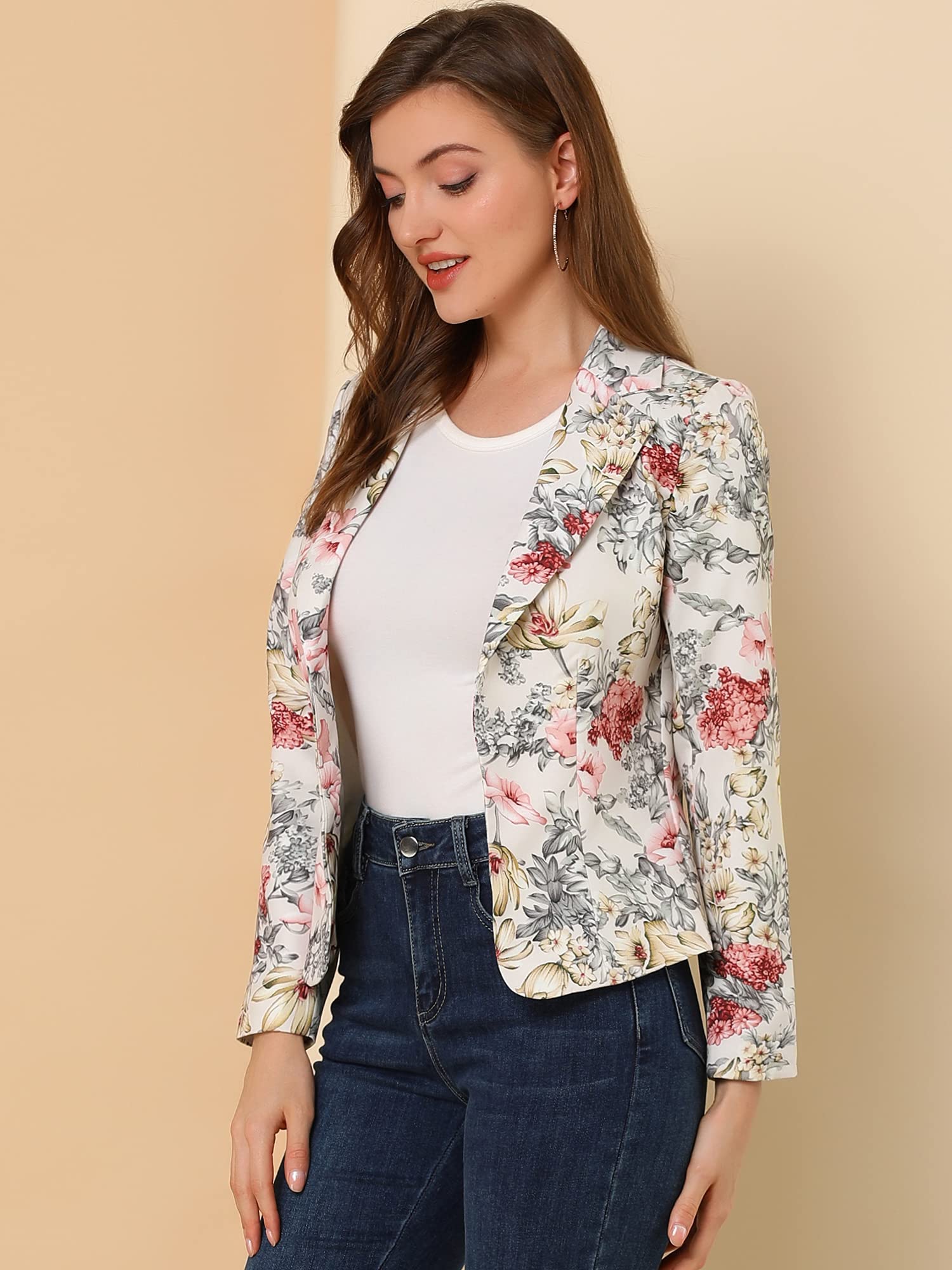 Allegra K Damen Basic Coat Basic Coat