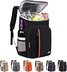 Camping Cooler Backpack 25 Cans, Leak Proof Insulated Thermal Bag, Beach Travel Picnic Lunch Backpack for Men Women