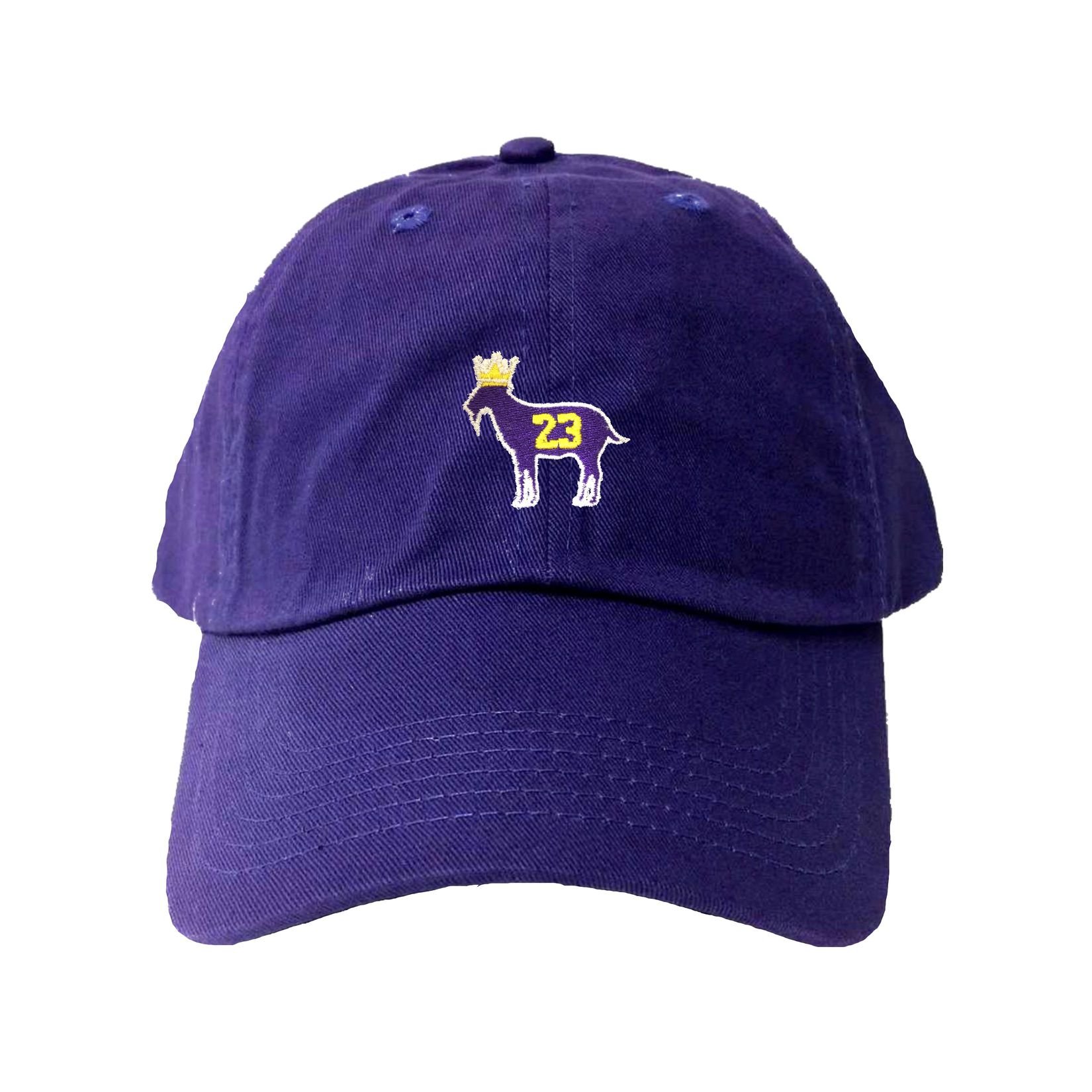 Go All Out Adult Goat James G.O.A.T. King Embroidered Hat