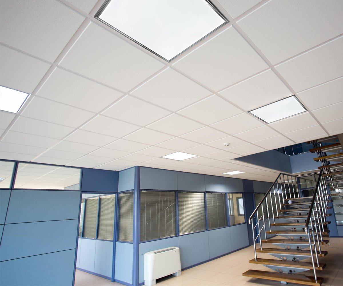Panel LED 60cm x 60cm 45W 4000 lumens extraplano Luz fría o Neutra ideal para oficinas o zonas de estudio IP40 (Blanco frío)