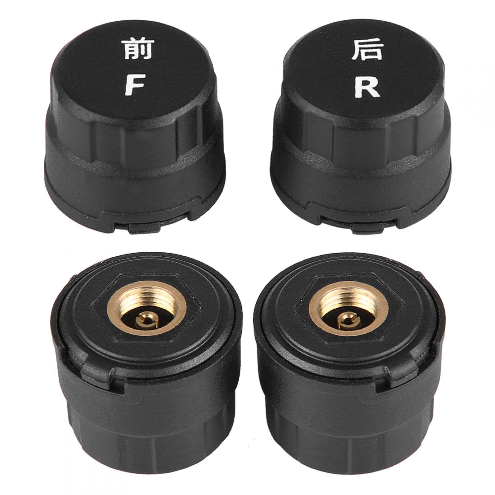 Sistema de monitoreo de presión de neumáticos, 3V motocicleta TPMS BT Sistema de monitoreo de temperatura de presión de neumáticos para iOS/Android con sensor de neumáticos