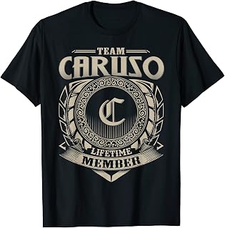 Team CARUSO Lifetime Member Vintage CARUSO Family T-Shirt