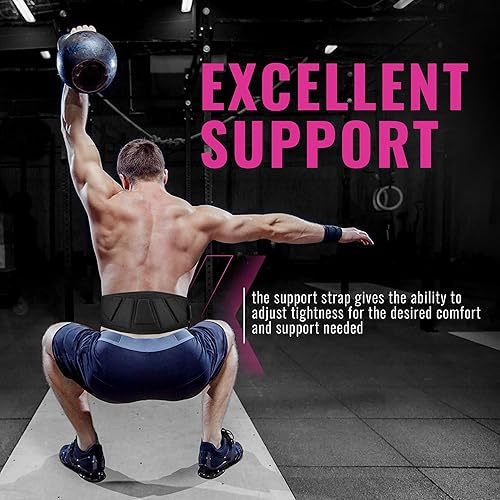 Miniatura 8 de Fire Team Fit Weight Lifting Belt for Men and Women, 6 Inch, Bodybuilding & Fitness Back Support for Cross Training Workout, Squats, Lunges