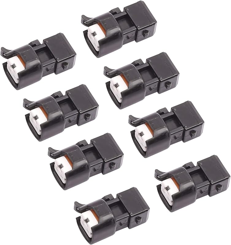 Kit de adaptadores para bicos injetores EV1 para USCAR EV6 e EV14 – 8 unidades