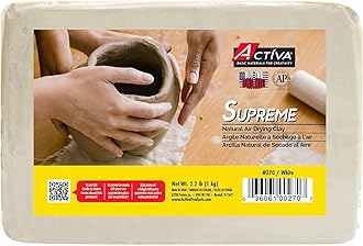 Activa Clay, White, 2.2 Pounds