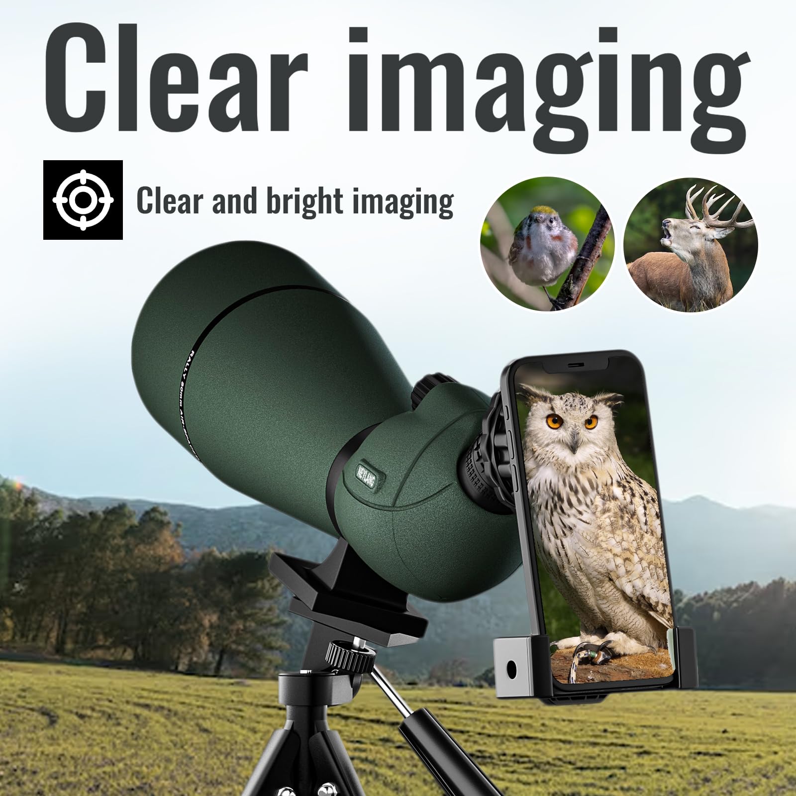 Amazon.com: 20-60X80 Spotting Scope for Shooting Hunting - Spotter